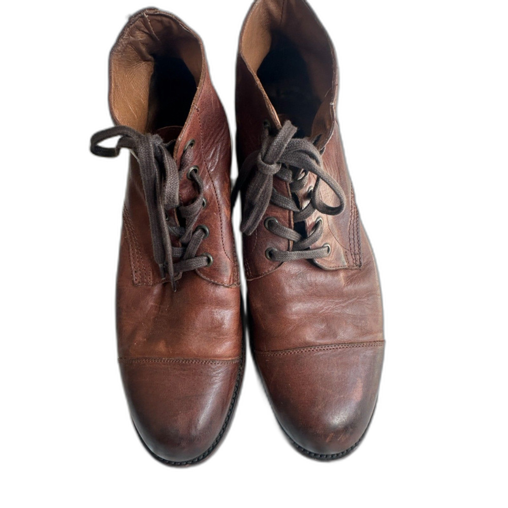 FRYE Men's Paul Mid Lace Boot Size US Sz 10.5 Excellent Gently Used Condition